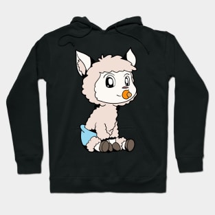 Kawaii Baby Llama Hoodie